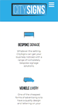 Mobile Screenshot of citysigns.co.uk